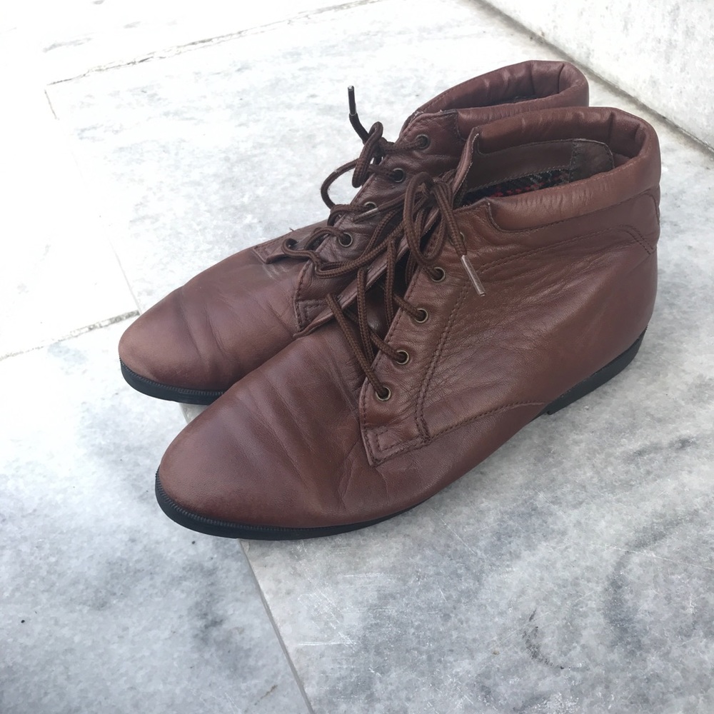 Vintage Brown Ankle Boots